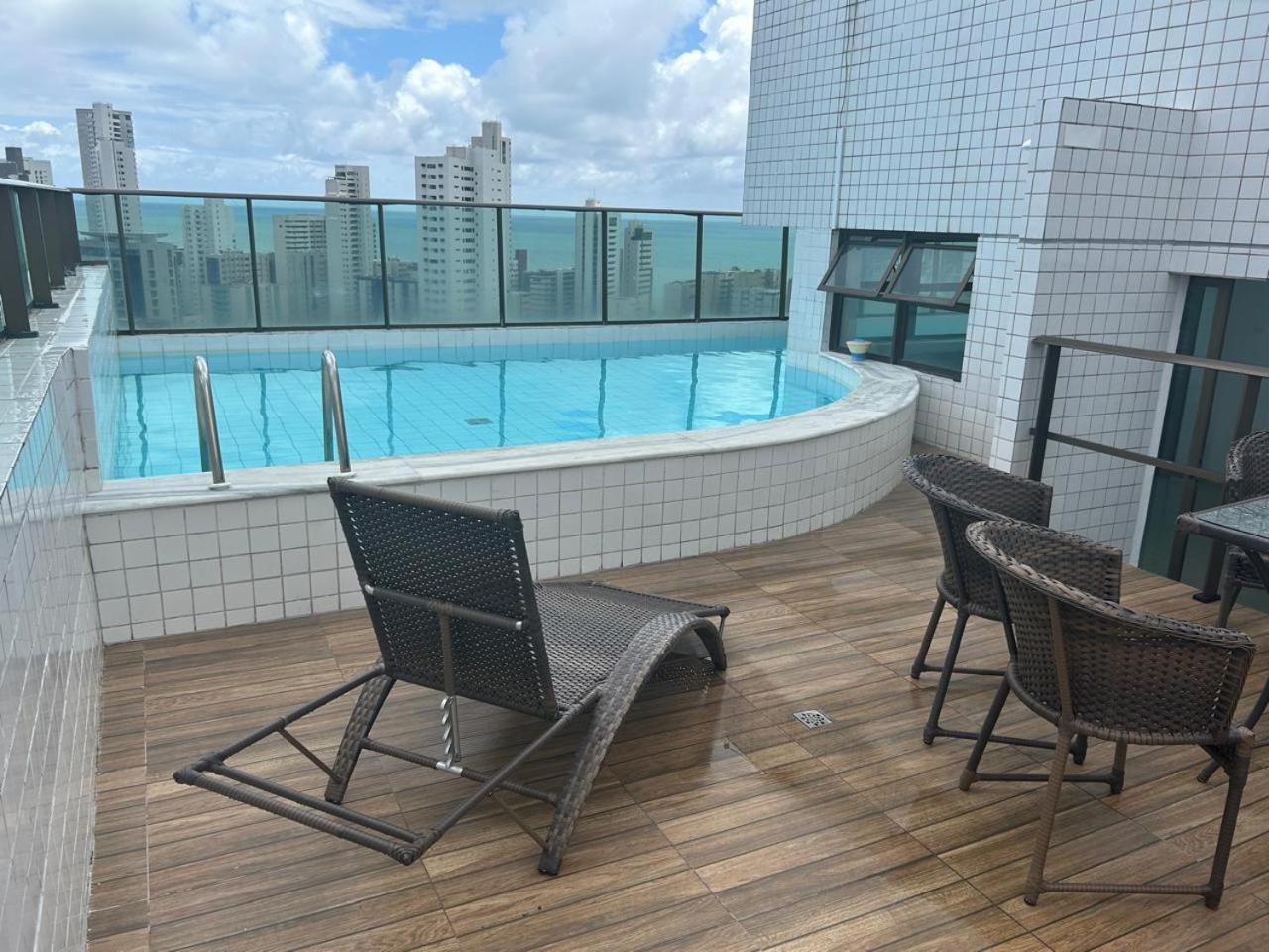 Flat Boa Viagem -500 M - Golden Style Apartment Recife